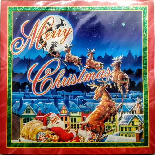 Christmas pop-up greeting card Santa's Sleigh Ride new