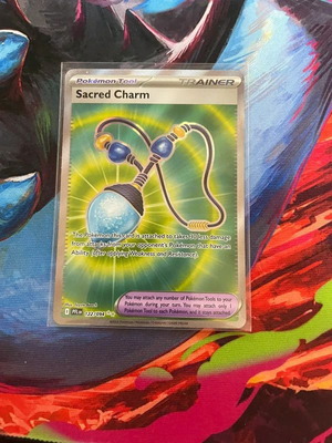 Pokemon Phantasmal Flames Sacred Charm card new