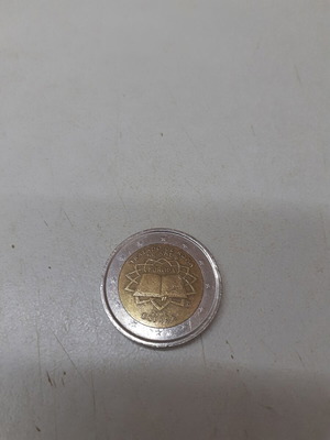 2 Euro Coin used, Conmemorativo España 2007 Tratado de Roma