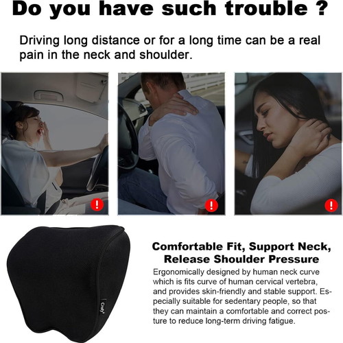 Orthopedic Neck Pillows set of 2 for car seats, new