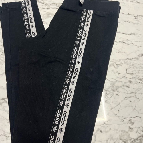 Adidas leggings black like new, elastic cotton, size S