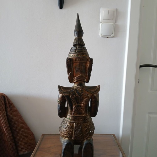 Wooden deity height 57cm like new