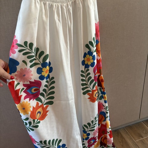 Desiree floral jumpsuit, small, white