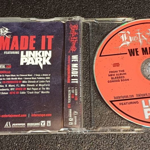 We Made It CD Single Busta Rhymes Featuring Linkin Park like new, Hip-Hop