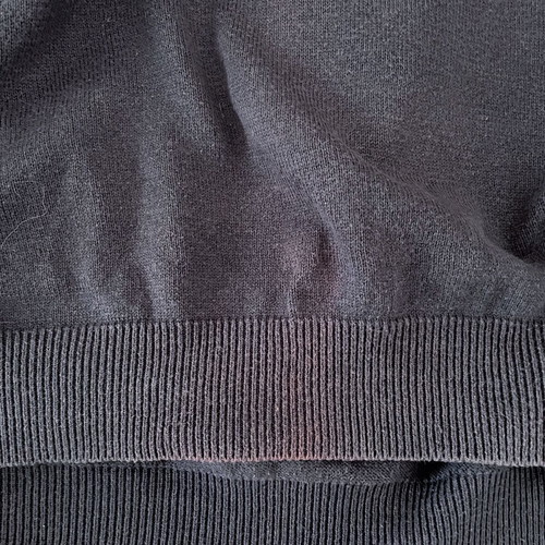 Bershka V-Neck Sweater 00s used, size Large, blue