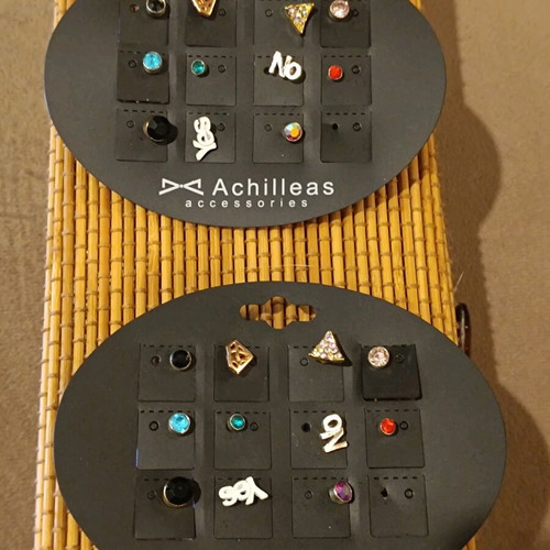 Achilleas Accessories earrings set of 11 pairs unused