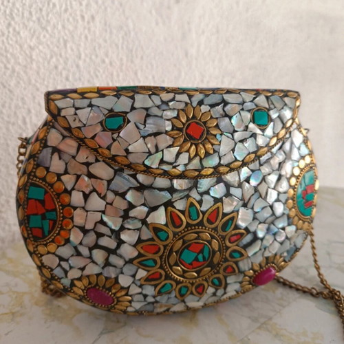 Boho handmade bag