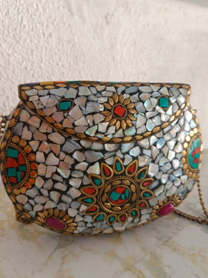 Boho handmade bag