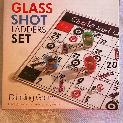Shot glass drinking game used in very good condition