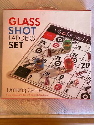 Shot glass drinking game used in very good condition