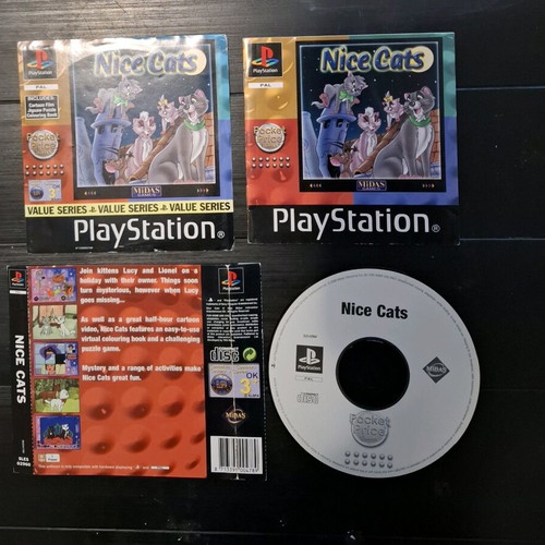 Nice Cats PlayStation (PS1) used without case