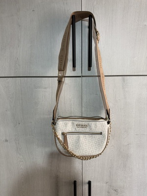 Guess crossbody bag like new, beige and brown