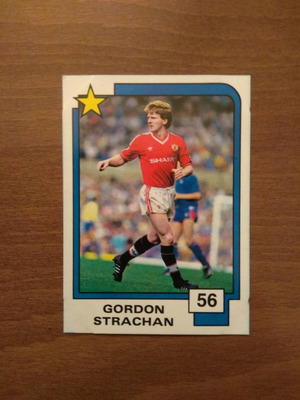 Panini Soccer Superstars 1988 Card No56 Gordon Strachan used