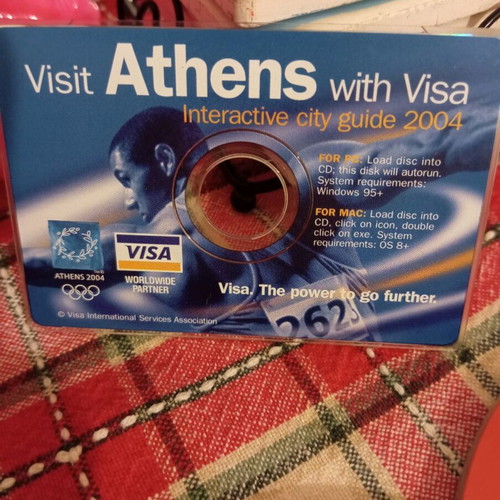 Athens Guide CD-ROM Olympic Games 2004 collectible like new