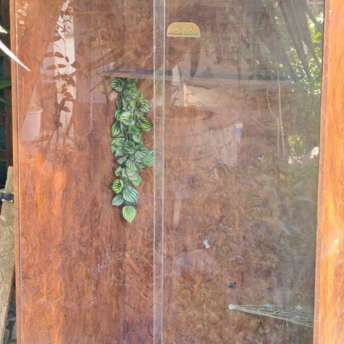 Handmade Terrarium Large OSB Cage with Sliding Double Glass 105x81.5x191 cm