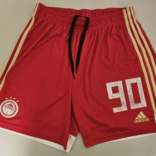 Olympiacos shorts matchworn used, Vasilis Sourlis 2020/2021