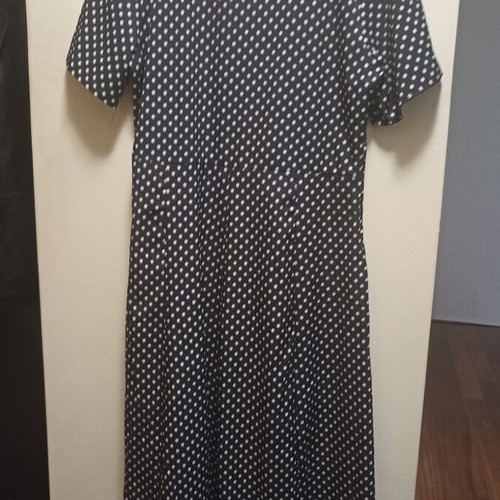 Maxi dress black and white size L like new Abysse