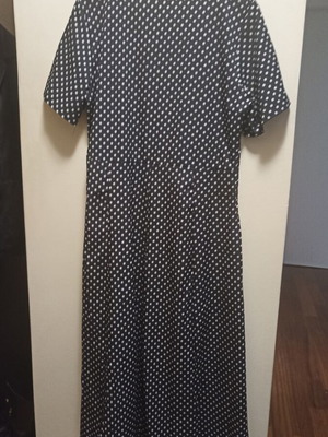 Maxi dress black and white size L like new Abysse