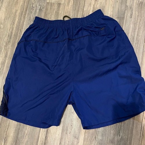 Men's blue swim shorts XL used, quick-dry fabric
