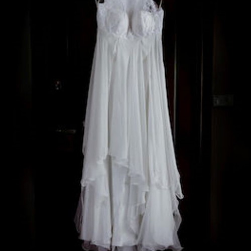 Wedding dress with lace