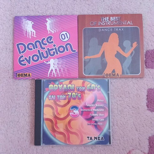 Dance Evolution mix CDs like new, pack of 3, electronic genre