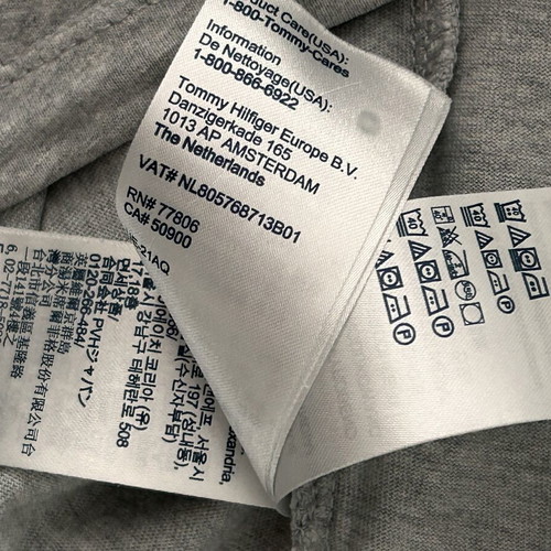 Tommy Hilfiger T-shirt like new, size S, gray