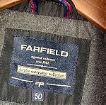  Ανδρικό Χειμωνιάτικο παλτό Farfield (μαύρο) LARGE