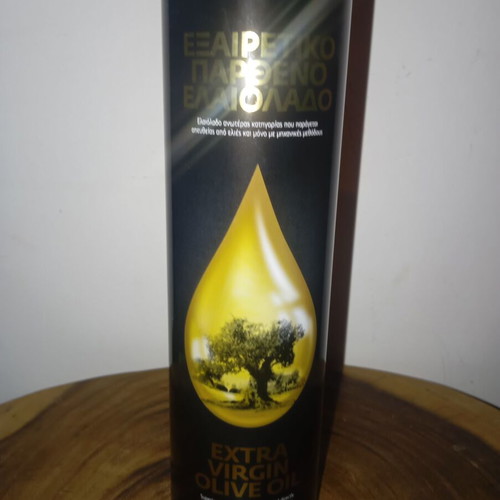 Extra virgin organic olive oil 1Lt pocket travel size