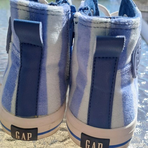 GAP sneakers size 32 like new, white and blue boys' shoes