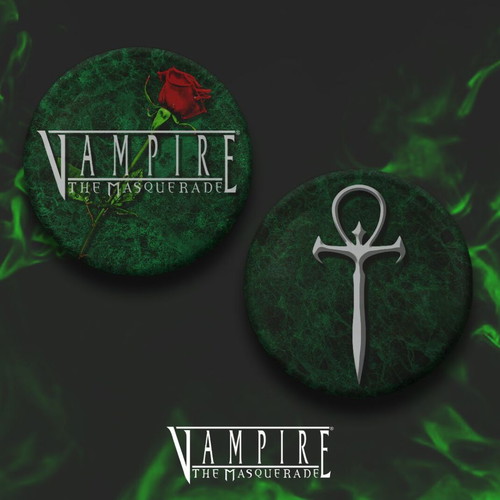 Vampire The Masquerade pins new, set of 2, 3.2cm