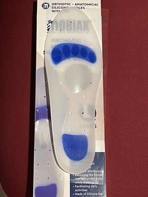 Anatomical Orthopedic Silicone Insoles new, size 39-42