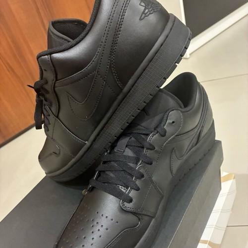 Air Jordan 1 Low sneakers size 46, new black