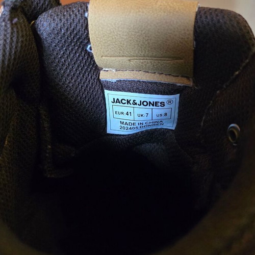 Jack & Jones winter shoes used, men's size 41, beige white