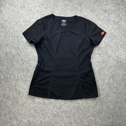 Dickies women's medical blouse XS black light T-shirt used