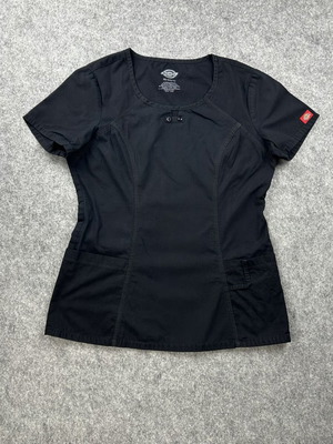 Dickies women's medical blouse XS black light T-shirt used