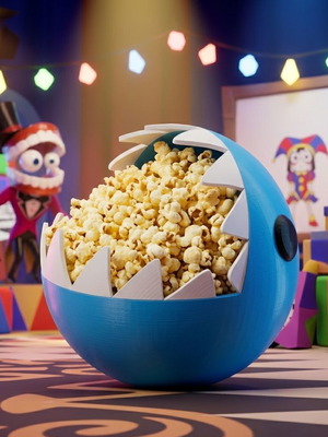 Bubble Popcorn Bowl The Amazing Digital Circus new 3D printed