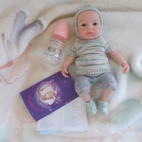 OtardDolls realistic silicone baby doll, girl 30 cm