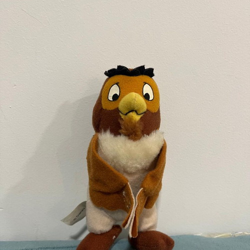 Winnie the Pooh plush owl toy from 1999, used