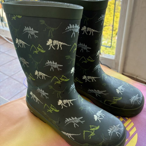 Marks and Spencer kids' unisex rain boots size 32, green