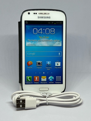Samsung Galaxy Core (GT-I8260) μεταχειρισμένο, άσπρο, πλήρως λειτουργικό
