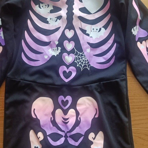 Skeleton costume H&M for 4-6 years like new