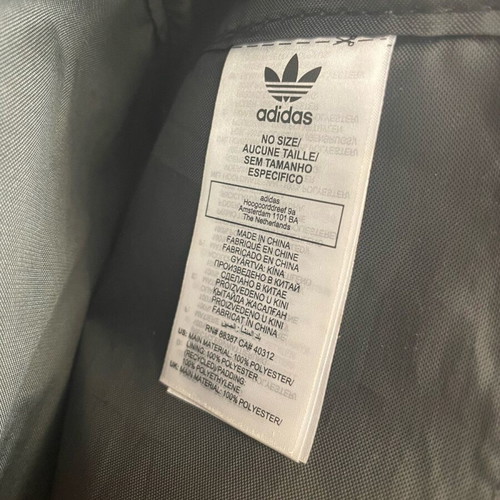 Adidas Mini Backpack Limited Edition with strass like new, black silver