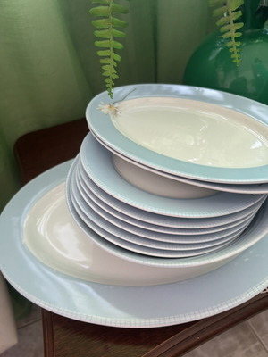 Dishes with design used