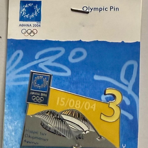 Athens 2004 Olympic Pin Day 3 new, OAKA stadium