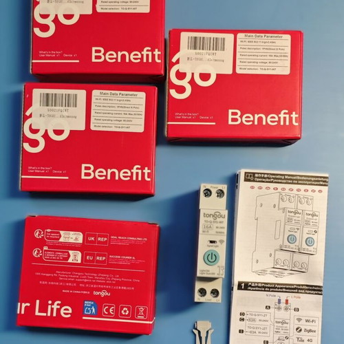 TONGOU WiFi Smart Switch 16A DIN Rail New