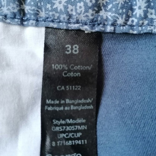 George men's shorts XL like new, blue, 100% cotton