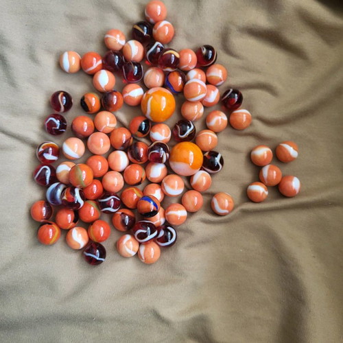 Marbles balls new, 80 pcs φ16 and 2 pcs φ25