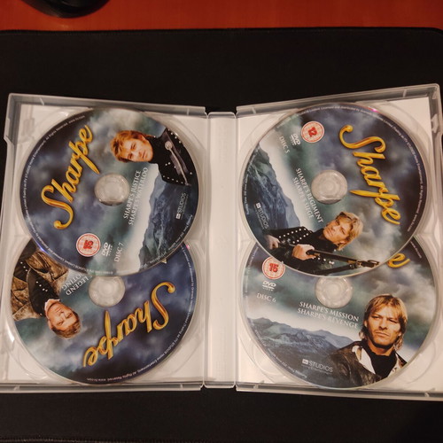 Sharpe DVD collection TV series like new without Greek subtitles