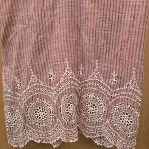 Billy Sabbado women's pink striped tank top like new, size S