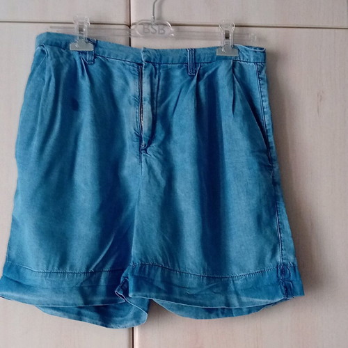 Mango denim shorts used, size 38, blue